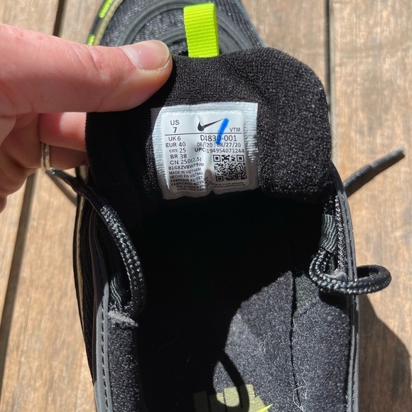 Nike Air Max 97 X Undefeated Mens Black Volt Sneaker Shoes - Picture 9 of 9